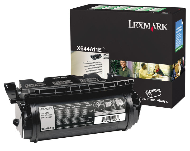 Lexmark Toner – schwarz, 10000 Seiten