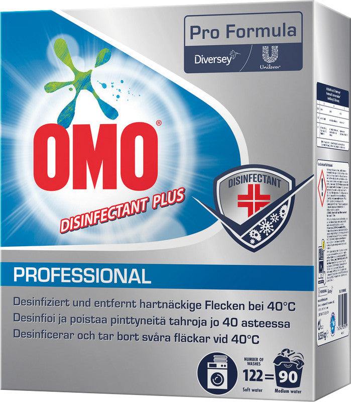 Omo Pro Formula – Waschpulver, desinfizierend, 8,55 kg