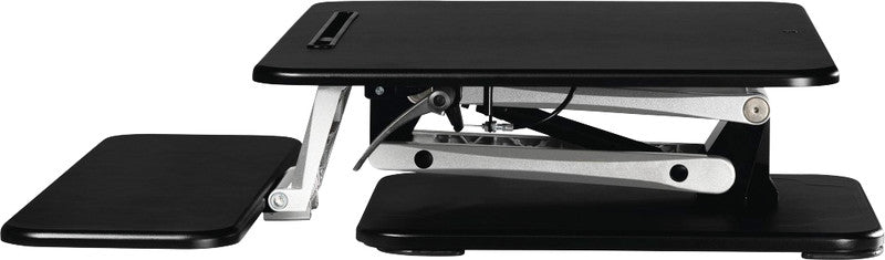 Hama Stehtisch – 80 × 52 × 18–43 cm – Schwarz – Höhenverstellbar