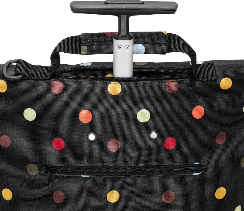 Reisenthel Einkaufstasche Trolley M – 43 l – 43 × 53 × 21 cm – Polyester – Punkte