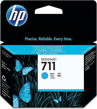 HP Tintenpatrone 711, cyan, 29 ml – für Tintenstrahldrucker und Multifunktionsgeräte