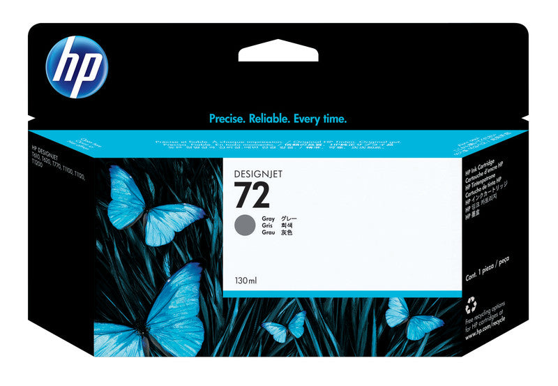 HP Tintenpatrone 72, Grau, 130 ml