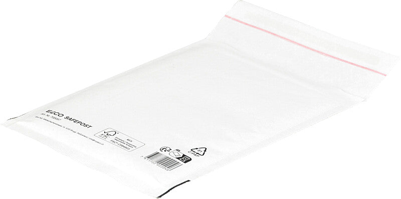Elco Luftpolstertasche – 150 × 210 mm, weiss, selbstklebend
