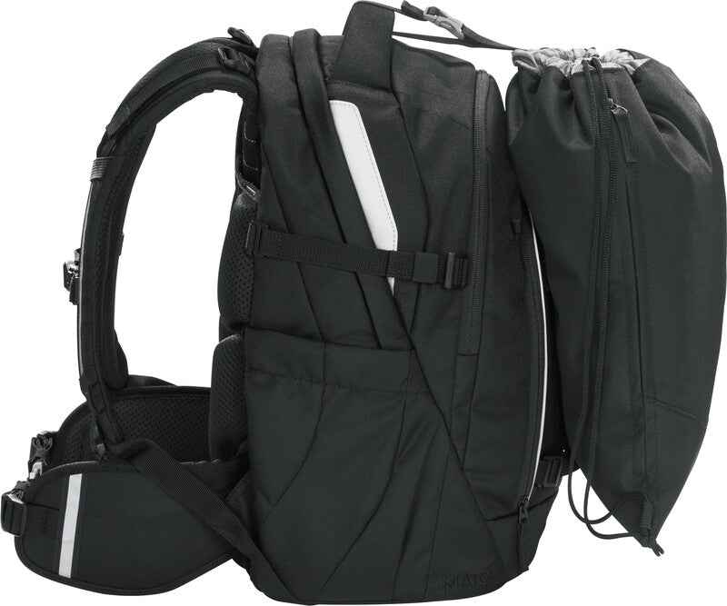 Coocazoo Sportbeutel – 4,5 l, Motiv Black Coal, wasserabweisend, 34 × 43 cm