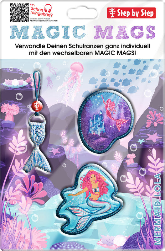 Step by Step Magic Mags Zubehörset – 3-teilig – Mermaid Lola – für Cloud, Space, 2in1 Plus und andere
