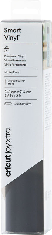 Cricut Vinylfolie matt – schwarz – 24,1 × 91,4 cm – für JOY Xtra Schneideplotter