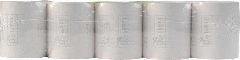 Exacompta Thermorolle 80 × 70 × 12 mm, 72 m, 52 g/m², phenolfrei, weiss