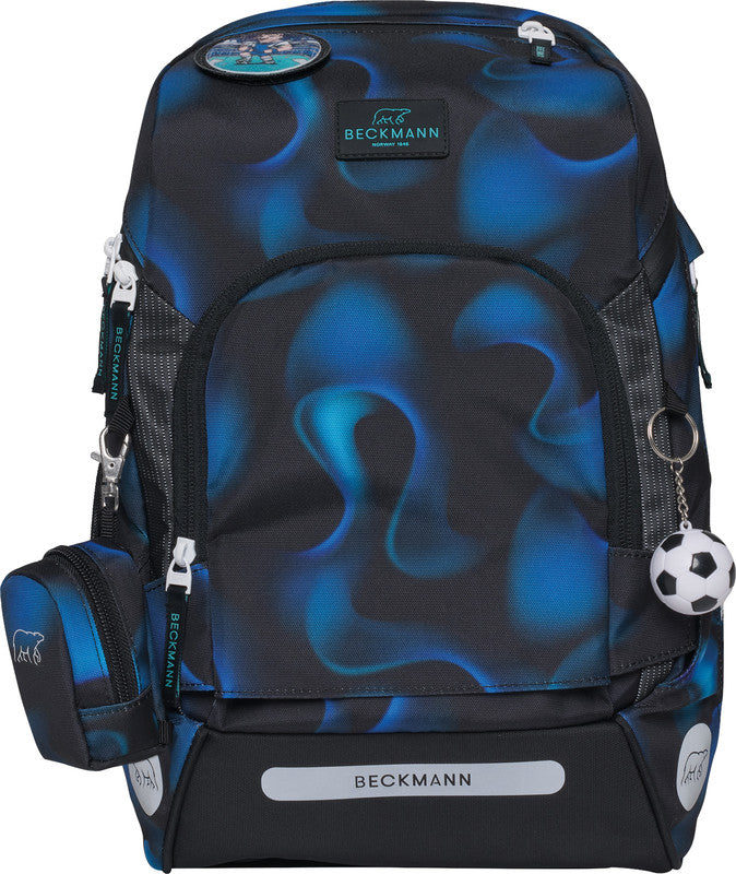 Beckmann Schulrucksack Active Air Flx – Magic League – B 26,0×H 39,0×T 22,0 cm – recycelte Materialien