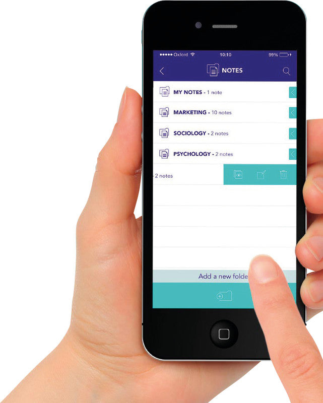 Elba Collegeblock, 80 Blatt, 4-fach gelocht, mikroperforiert, 90 g/m² – sortiert, für SCRIBZEE App