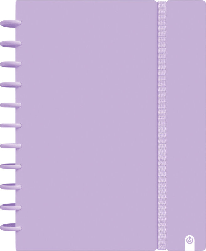 Carchivo Spiralblock A4, liniert, 80 Blatt, 100 g/m² – mauve