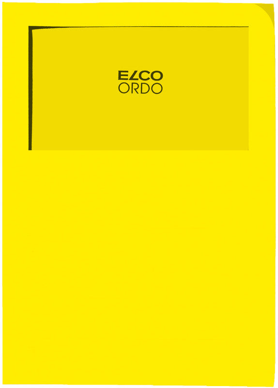 Elco Ordo Classico Sichtmappe A4 – Intensivgelb, Papier, 100er-Pack