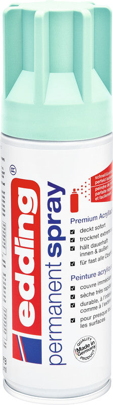 Edding Farbspray – mellow mint, seidenmatt, 200 ml, für fast alle Oberflächen