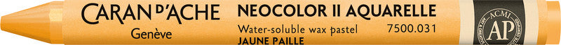Caran d-Ache Caran d'Ache – Neocolor II – Wachsmalkreiden – Hellorange, für dunkles Papier