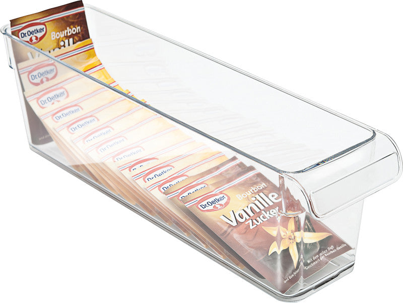 Rotho Kühlschrankorganizer Loft – 1,6 l – Kunststoff – Transparent – 31 × 9 × 7,5 cm