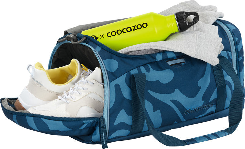 Coocazoo Sporttasche – 20 l, Motiv Breaking Waves, mit Schultergurt, wasserabweisend, 40 × 24 × 23 cm