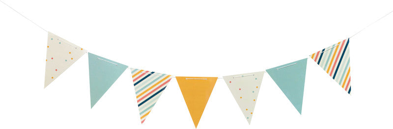 Folia Wimpelkette – Mehrfarbig – 3500 mm