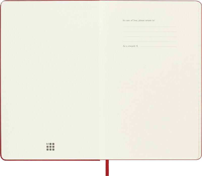 Moleskine Schüleragenda – 1 Woche/1 Seite, gebunden, 13 × 21 cm, 18 Monate Jul–Dez, 2026/2027, FSC