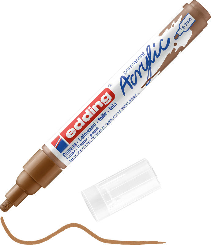 Edding Acrylic-Marker für Permanent-Marker – Haselnuss