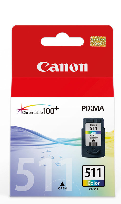 Canon Tintenpatrone CL-511CO, farbig, 244 Seiten – für Canon-Geräte