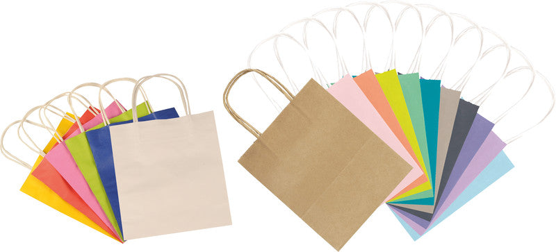 Folia Tragetasche – Papier – 120 × 150 × 55 mm – 20 Stk. – sortiert