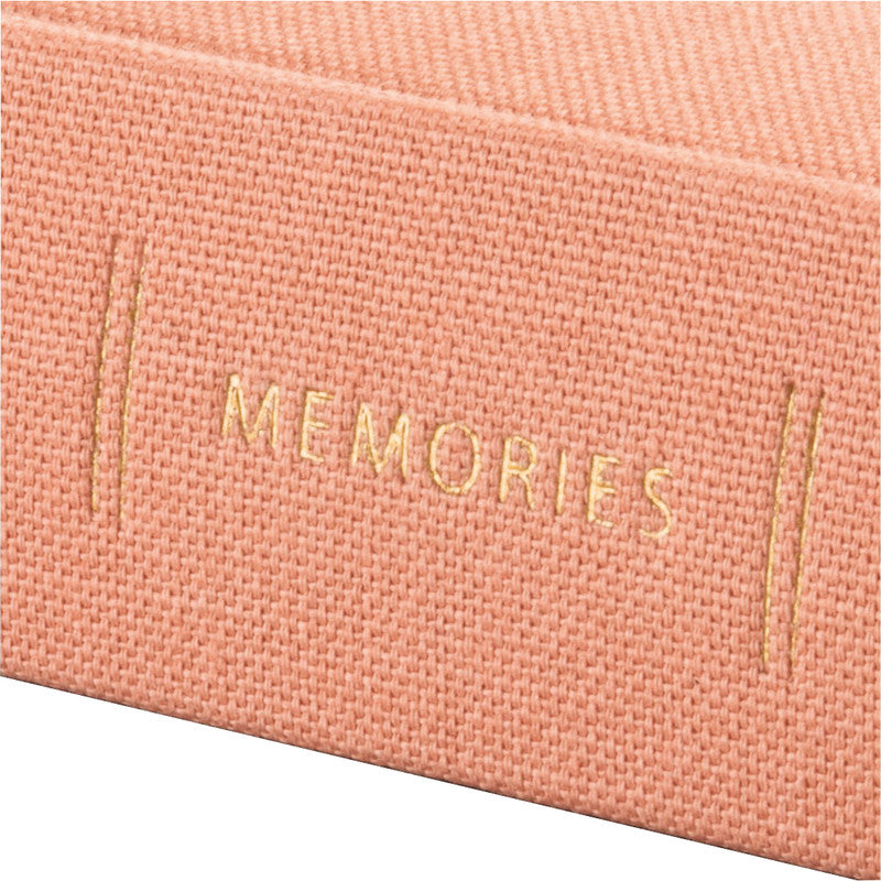 Hama Fotoalbum – für 300 × 300 mm, lachs, Textil