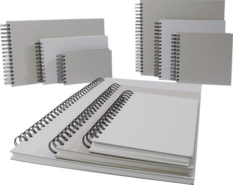 Kunst&papier Kunst & Papier – Skizzenbuch, 28 × 28 cm, 130 g/m², 110 Seiten, braun, Spiralbindung, säurefrei