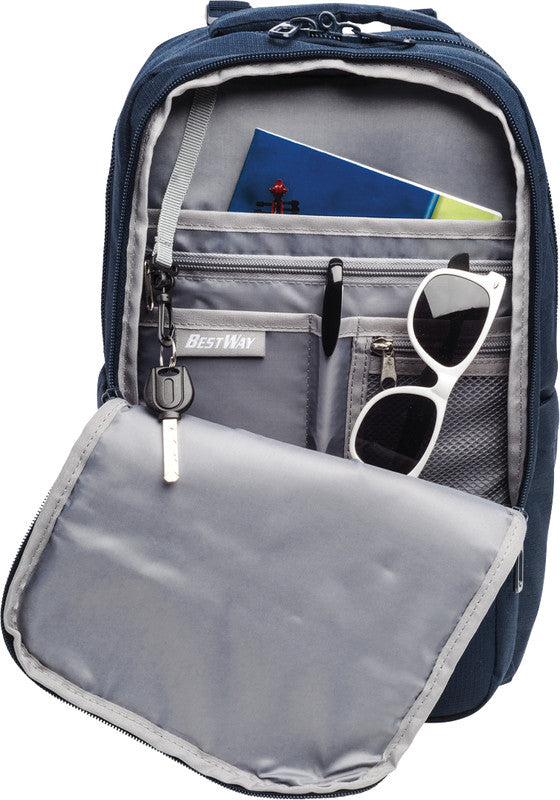 Bestway Cabin Pro Ultimate Small – Notebook-Rucksack – 20 l, Kunststoff, Dunkelblau