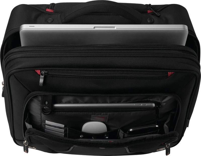 Wenger/SwissGear Wenger Notebook-Trolley Transfer – 18 l, für Notebooks bis 16", Weichschale, schwarz, 43 × 37 × 23 cm