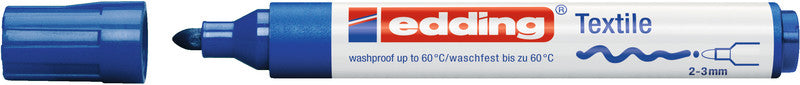 Edding Textil-Marker für Textilien – Blau