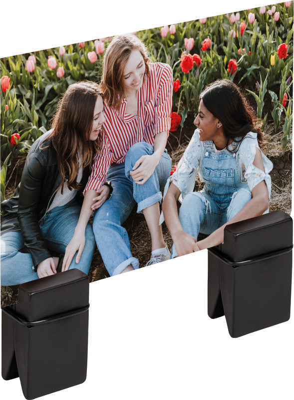 Walther Fotohalter – Polyresin, schwarz, 29 × 45 mm
