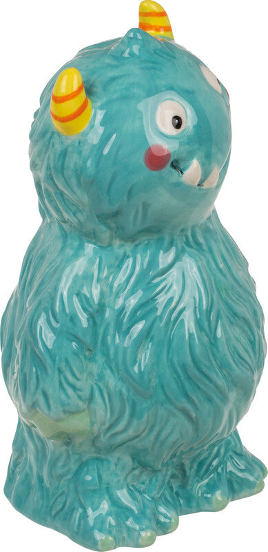 Out oft the blue Out of the Blue Spardose Monster – Keramik, blau – 11 × 17 × 11 cm
