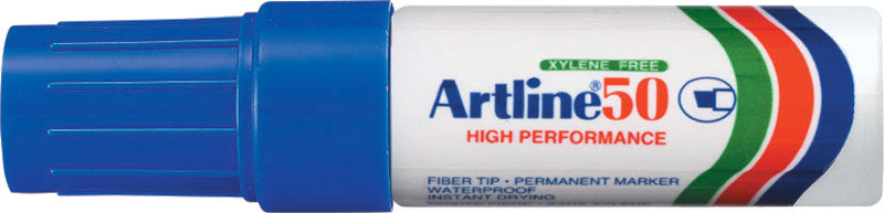 Artline Permanentmarker für Karton, Glas, Porzellan u. a. – Blau