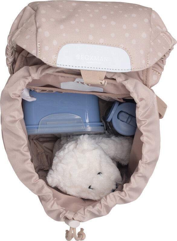 Beckmann Kindergartenrucksack Hiking – Teddy – Recycelte Materialien – 21,0 × 35,0 × 19,0 cm