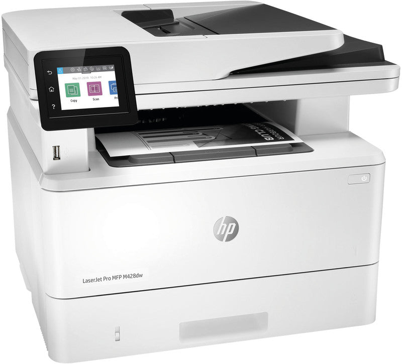 HP Laserjet Pro M428dw – S/W Laser-MFP A4, 3-in-1 – USB/LAN/WLAN – Duplex, ADF, 50-Blatt ADF – 38 Seiten/Min. S/W