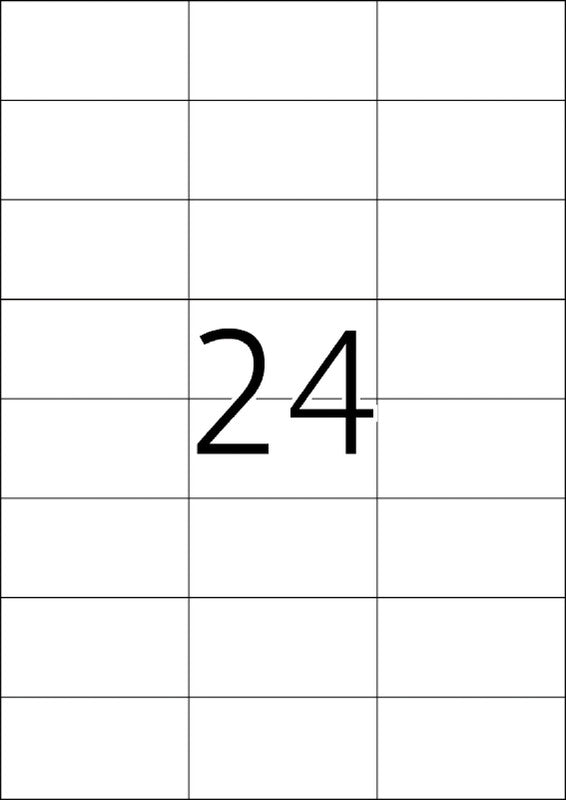 HERMA Drucketiketten, 70 mm × 37 mm, gelb, Papier, permanent, 20 Blätter (480 Etiketten)