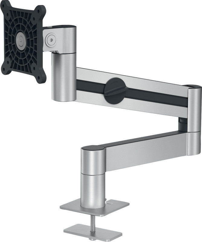 Durable Monitorarm, 1 Monitor, Tischdurchführung, bis 27", VESA 75 × 75/100 × 100 mm, 8 kg, silber