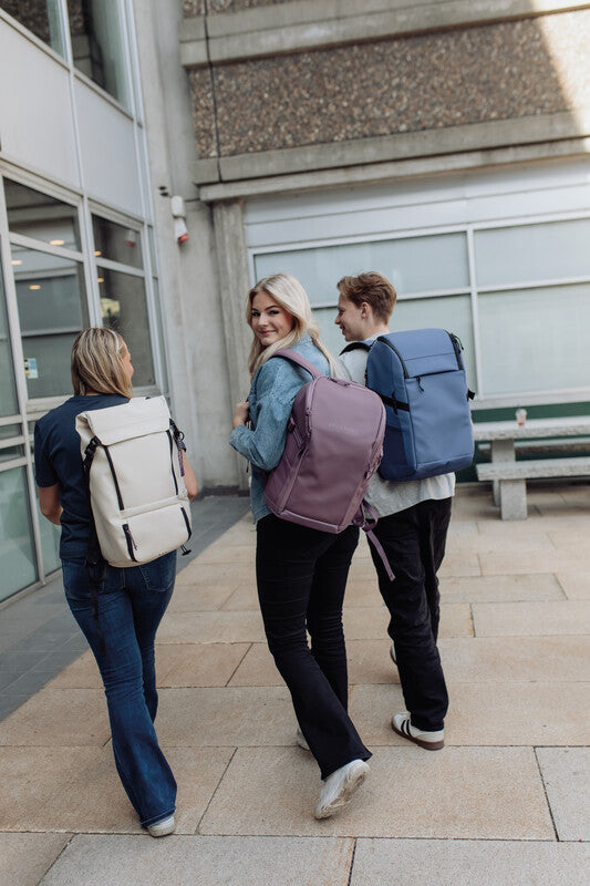 Beckmann Street Go – Notebook-Rucksack – für 16"-Notebook, 26 l, rPET, violett, USB-Anschluss