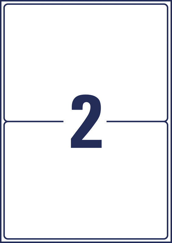 Avery Etiketten L4734REV-100, weiss, selbstklebend