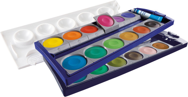 Pelikan Deckfarbkasten – 24 Farben, inkl. Deckweiss
