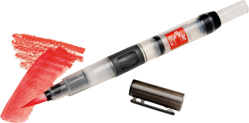 Caran d-Ache Caran d'Ache Aquarellpinsel – Blau, Länge 140 mm, mit Wasserreservoir, ab 3 J.