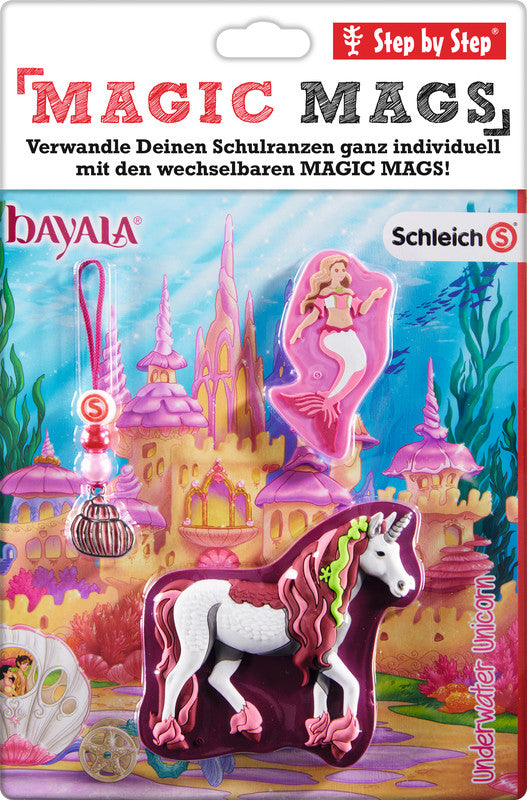 Step by Step Magic Mags Zubehörset – 3-teilig – Underwater Unicorn – für Cloud, Space, 2in1 Plus und andere