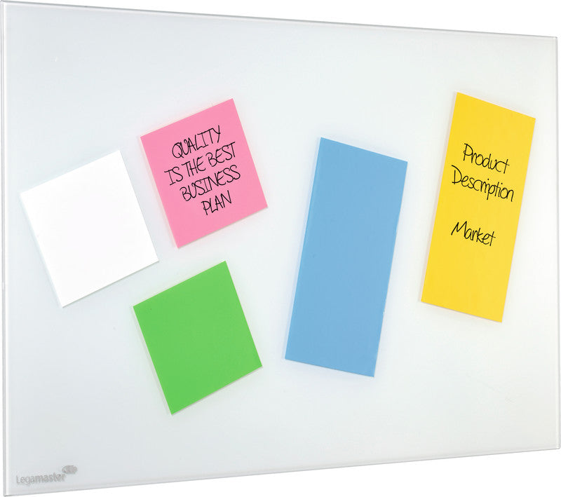 Legamaster Magic-Chart Notes Haftnotizen – 100×200 mm – weiss, 100 Blatt, elektrostatisch geladen