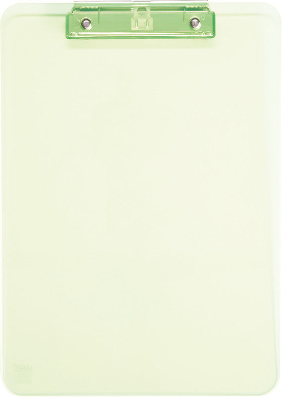 MAUL Klemmbrett A4 – Polystyrol (PS), Aufhängevorrichtung, Gelb Transparent