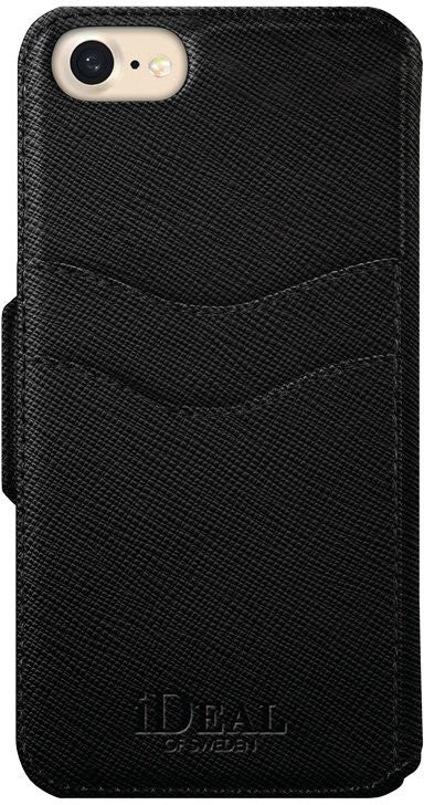 Ideal of Sweden – Booklet-Hülle – für Apple iPhone 6–8/SE (2020) – Saffiano Schwarz – mit Kartenfach