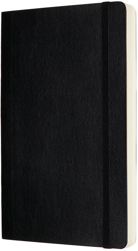 Moleskine Notizbuch, 130 × 210 mm, blanko, Leimbindung, Softcover, 400 Seiten, 70 g/m² – schwarz