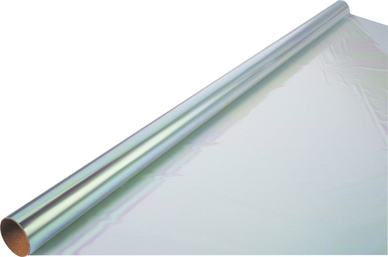Folia Geschenkfolie – irisierend – 700 × 2500 mm – Kunststoff, transparent