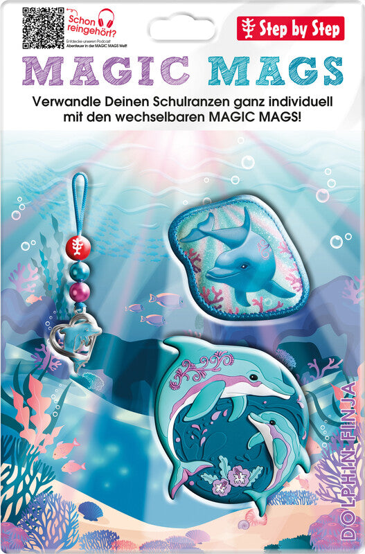Step by Step Magic Mags Zubehörset – 3-teilig – Dolphin Finja – für Cloud, Space, 2in1 Plus und andere