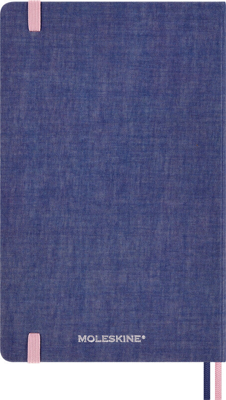 Moleskine Notizbuch Limited Edition Sakura, blanko, Leimbindung, Hardcover, 176 Seiten, 100 g/m² – blau