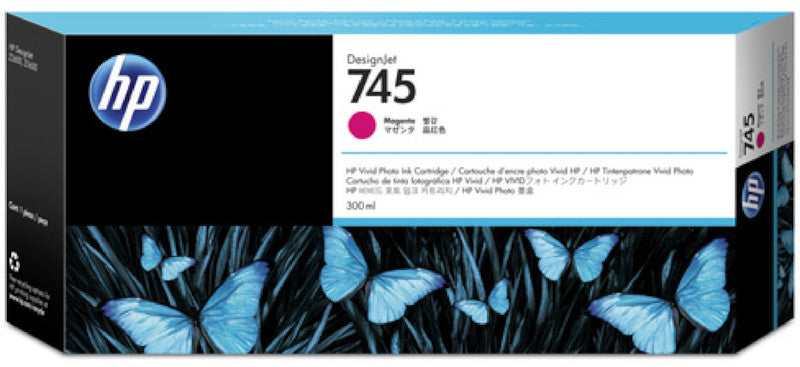 HP Tintenpatrone 745XL, Magenta, 300 ml – für Inkjetdrucker/Multifunktionsgeräte