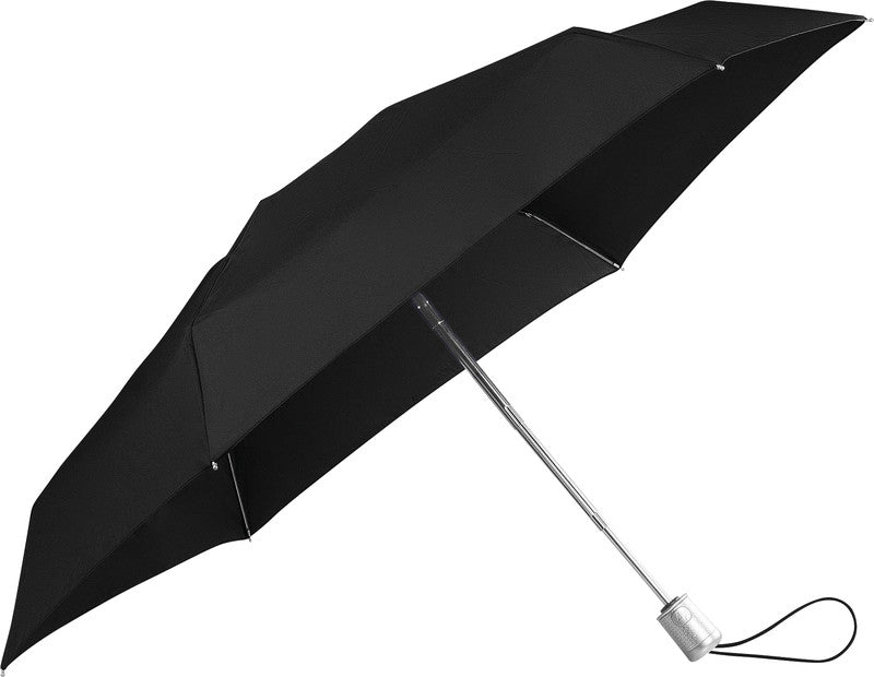 Samsonite Taschenschirm Alu Drop S Mini – Automatik (auf/zu) – Ø 86 cm, L 21 cm – schwarz – windfest